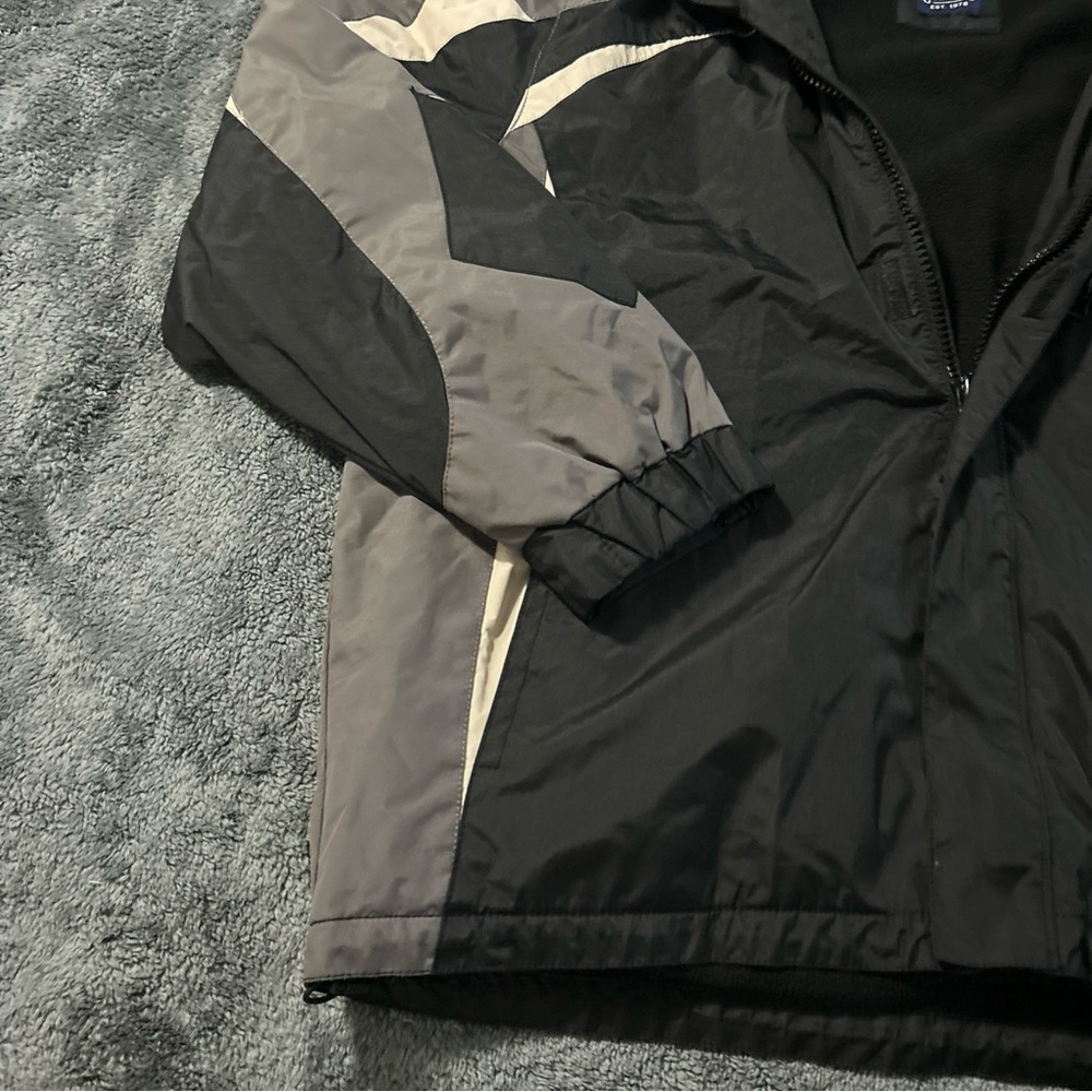 Chaps Black And Gray Performance Jacket Weather-R… - image 4